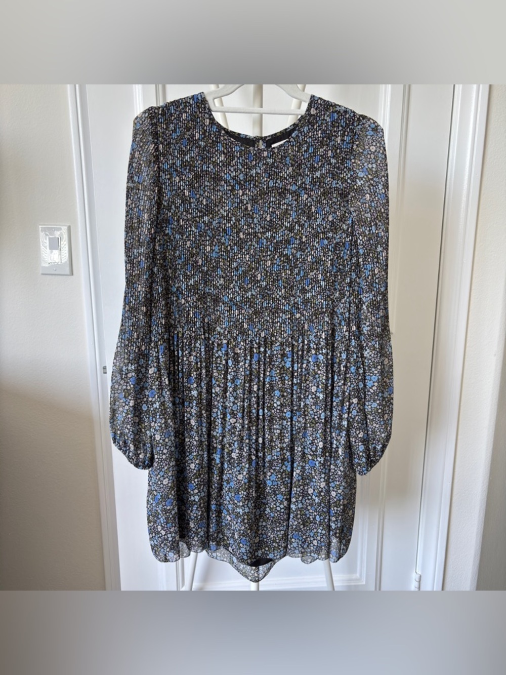 Wilfred Daydreamer Pleated Mini Dress Size Small